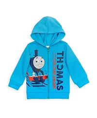Thomas & Friends Boys Fleece Zip Up Hoodie to