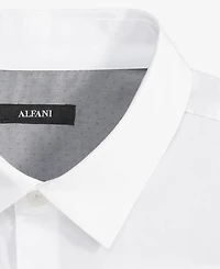 Alfani Men's Modern Classic-Fit Stretch Solid Button-Down Shirt, Created for Macy's