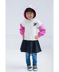 Marvel Toddler Girls Spider-Man Spider-Gwen Ghost Spider Fleece Skater Dress to