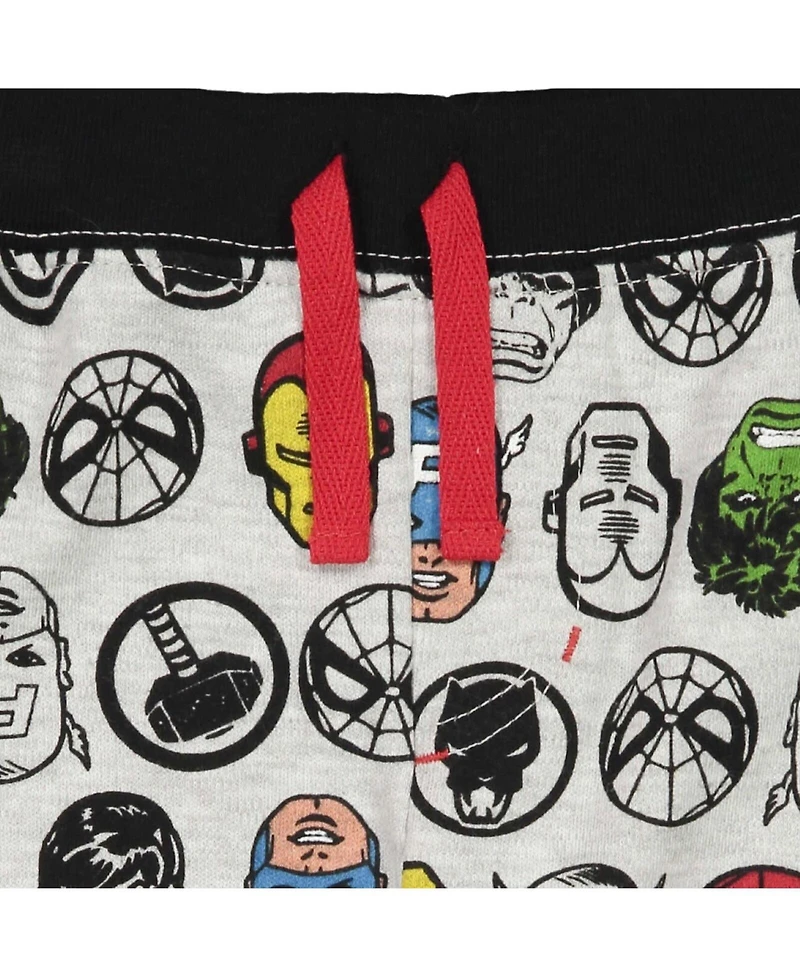 Avengers Baby Boys Hulk Black Panther Captain America 2 Pack Pants Newborn to