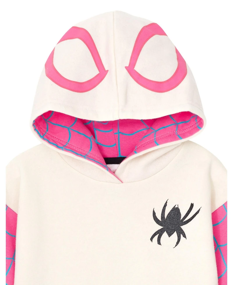 Marvel Girls Spider-Man Spider-Gwen Ghost Spider Fleece Skater Dress to