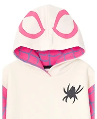 Marvel Girls Spider-Man Spider-Gwen Ghost Spider Fleece Skater Dress to