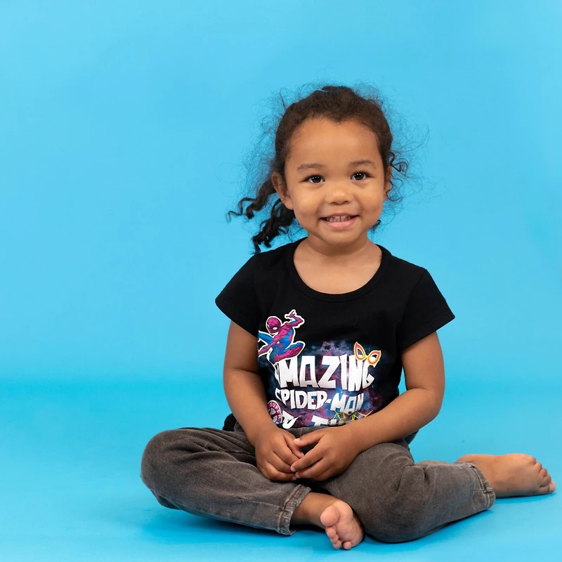 Spider-Man Girls Marvel 2 Pack T-Shirts