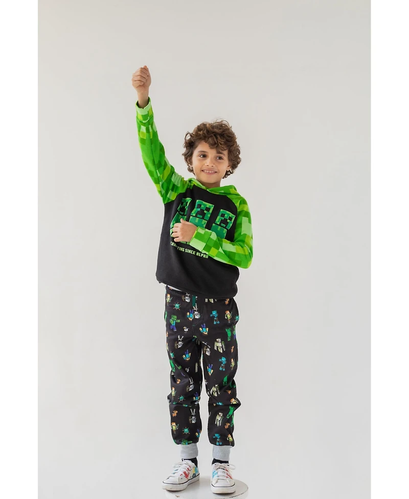 Minecraft Boys Fleece 2 Pack Jogger Pants to