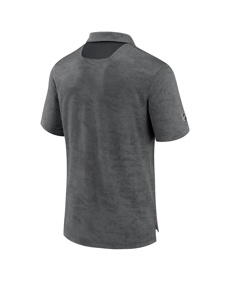 Fanatics Men's Black Arizona Coyotes Authentic Pro Rink Polo