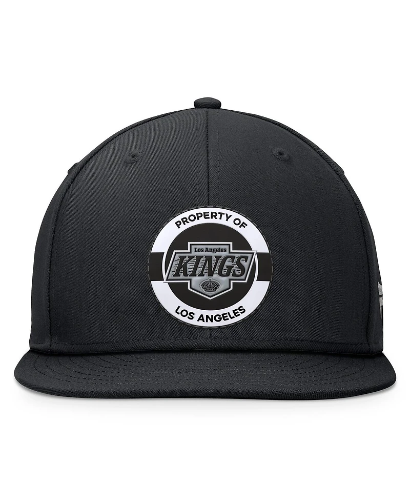 Fanatics Men's Black Los Angeles Kings Authentic Pro Training Camp Snapback Hat