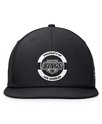 Fanatics Men's Black Los Angeles Kings Authentic Pro Training Camp Snapback Hat