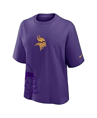Nike Women's Purple Minnesota Vikings Boxy T-Shirt
