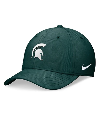 Nike Men's Green Michigan State Spartans 2024 On-Field Swoosh Flex Hat