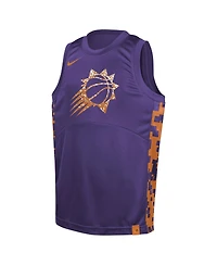 Nike Big Boys and Girls Purple Phoenix Suns Courtside Starting Five Team Jersey