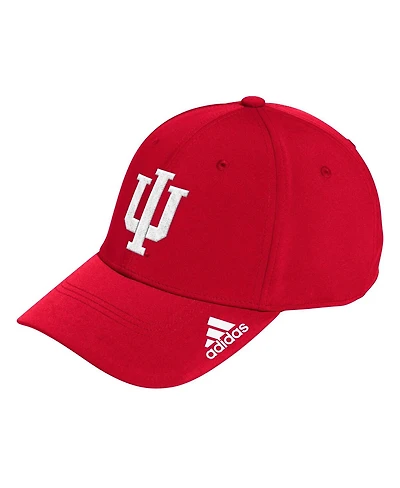 Adidas Men's Crimson Indiana Hoosiers Locker Room Logo Flex Hat