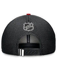Fanatics Men's Black Chicago Blackhawks 2024 Nhl Draft On Stage Trucker Adjustable Hat