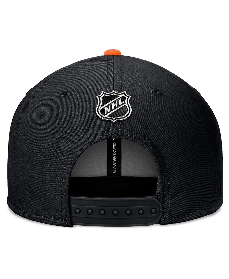Fanatics Men's Black Philadelphia Flyers 2024 Nhl Draft Snapback Hat