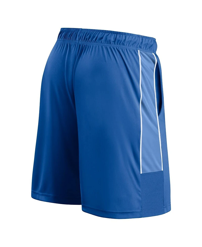 Fanatics Men's Royal Kansas City Royals Win The Match Defender Shorts