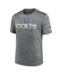 Nike Men's Anthracite Indianapolis Colts Blitz Velocity Modern Performance T-Shirt