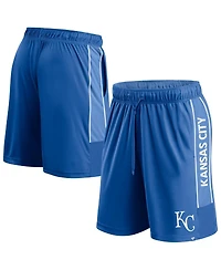 Fanatics Men's Royal Kansas City Royals Win The Match Defender Shorts