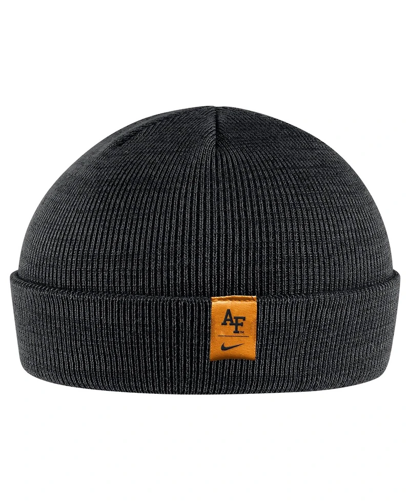 Nike Men's Black Air Force Falcons Rivalry Fisherman Cuffed Knit Hat