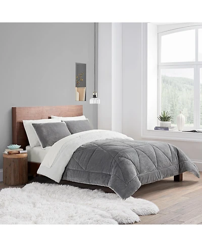 Closeout! Ugg Avery Plush Reversible -Pc. Comforter Set