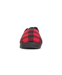 Muk Luks Men's John Slippers, Red/Black, L (12-13)