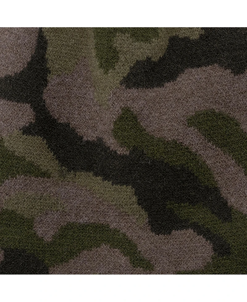 Muk Luks Men's Camo Beanie, Green Camo, One
