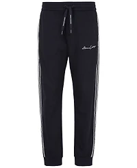 A|X Armani Exchange Men's Striped Logo Jogger Pants