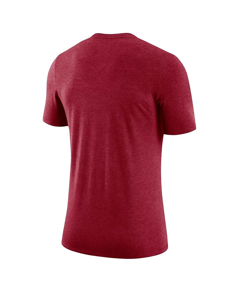 Nike Men's Crimson Oklahoma Sooners Retro Tri-Blend T-Shirt