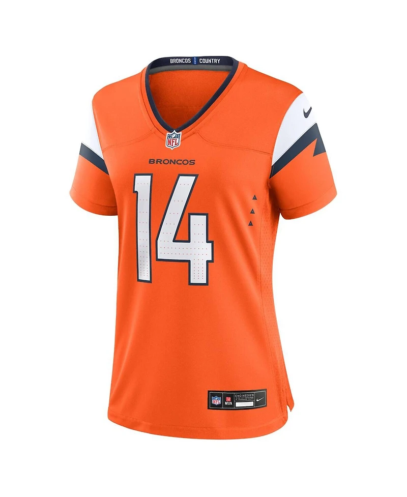 Nike Women's Courtland Sutton Orange Denver Broncos Mile High Collection Game Jersey