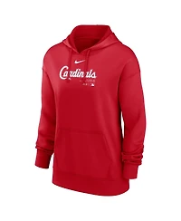 Nike Women's Red St. Louis Cardinals Authentic Collection Performance Pullover Hoodie