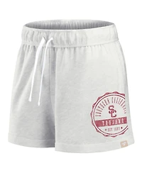 Fanatics Women's Oatmeal Usc Trojans Win Badge Shorts