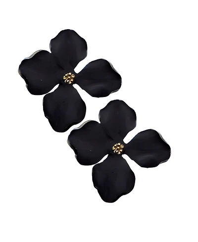 Swanky Designs Large Floral Statement Earrings