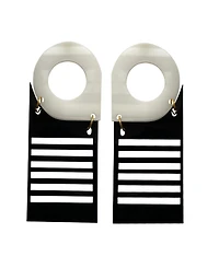 Swanky Designs Set the Bar Drop Earrings