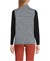 Lands' End Women's Sweater Fleece Vest