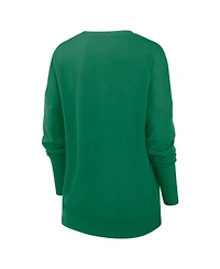Nike Women's Green New York Jets Rewind Playback Icon Performance Pullover Sweatshirt