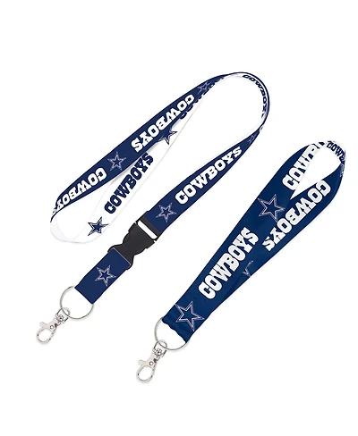 Wincraft Dallas Cowboys 2-Pack Lanyard with Detachable Buckle Key Strap Set