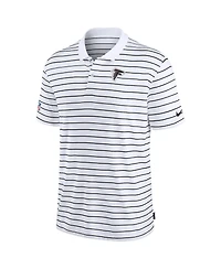 Nike Men's White/Black Atlanta Falcons Sideline Lock Up Victory Performance Polo