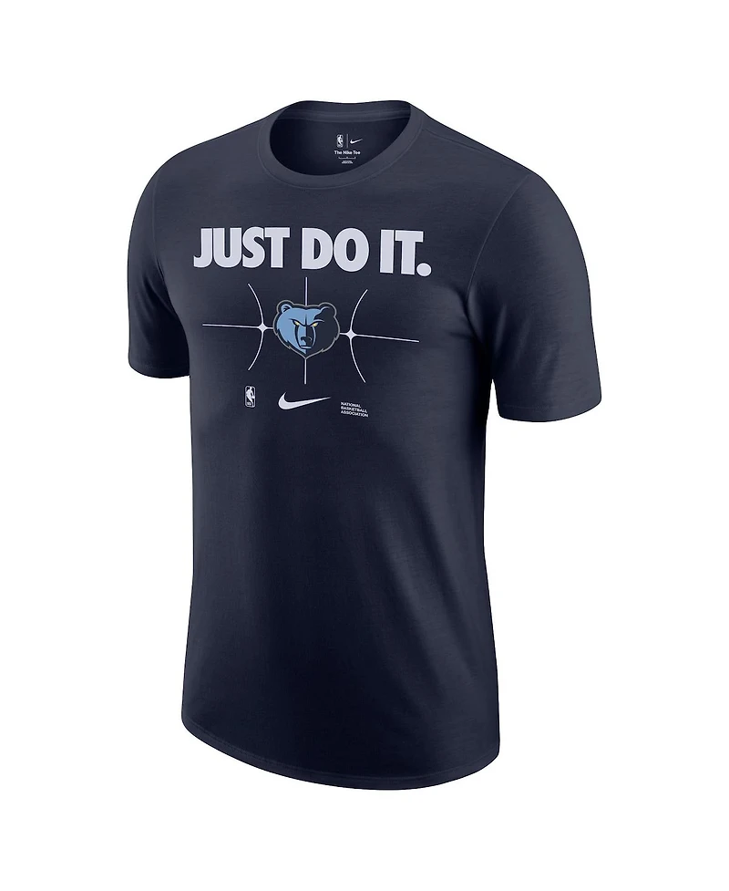 Nike Men's Navy Memphis Grizzlies Just Do It T-Shirt