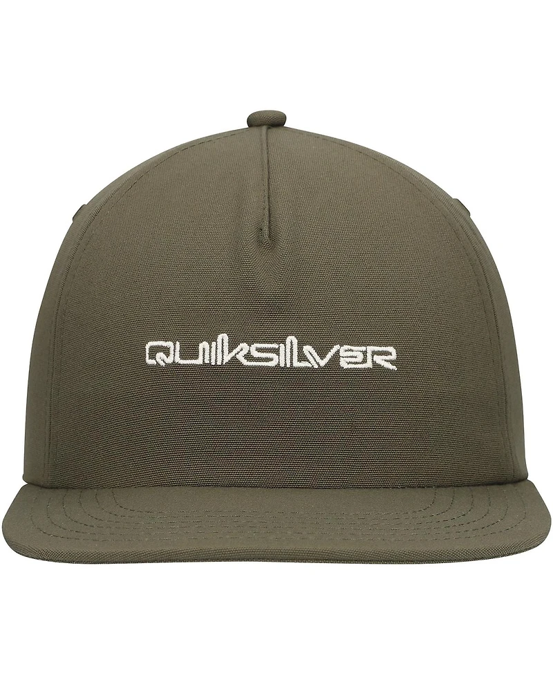 Quiksilver Men's Olive Dna Omni Snapback Hat