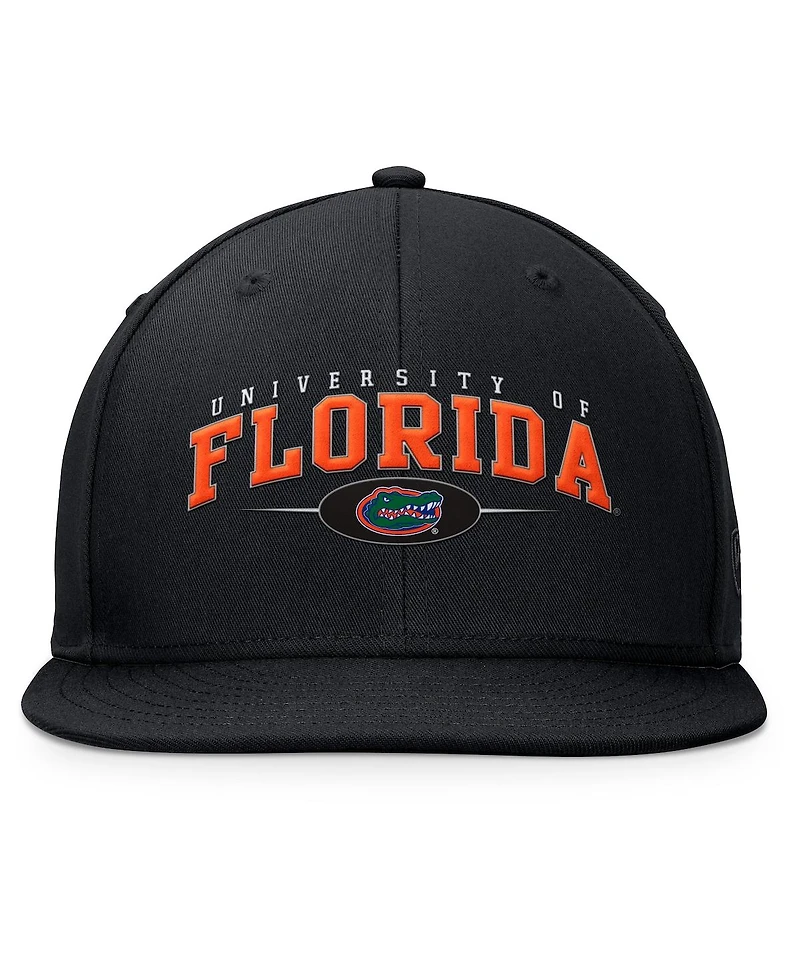Top of the World Men's Black Florida Gators Bullpen Snapback Hat