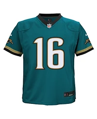 Nike Baby Boys and Girls Trevor Lawrence Teal Jacksonville Jaguars Prowler Throwback Player Game Jersey