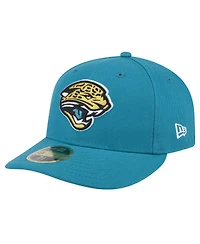 New Era Men's Teal Jacksonville Jaguars Throwback Logo Omaha Low Profile 59FIFTY Fitted Hat