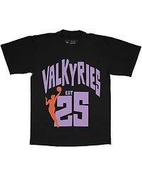 Playa Society Men's and Women's Eclipse Black Golden State Valkyries Premium T-Shirt