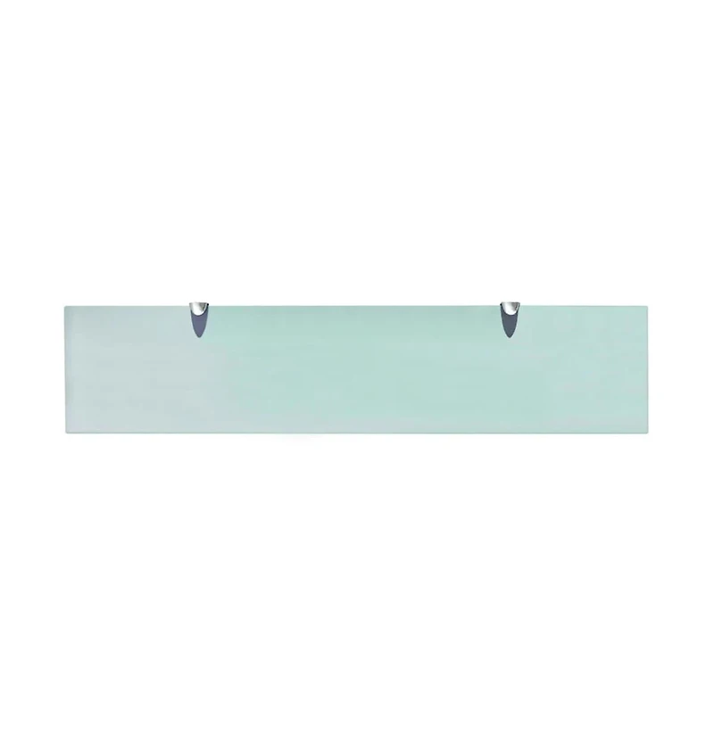 vidaXL Floating Shelf Glass 35.4"x7.9" 0.3"