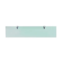 vidaXL Floating Shelf Glass 35.4"x7.9" 0.3"