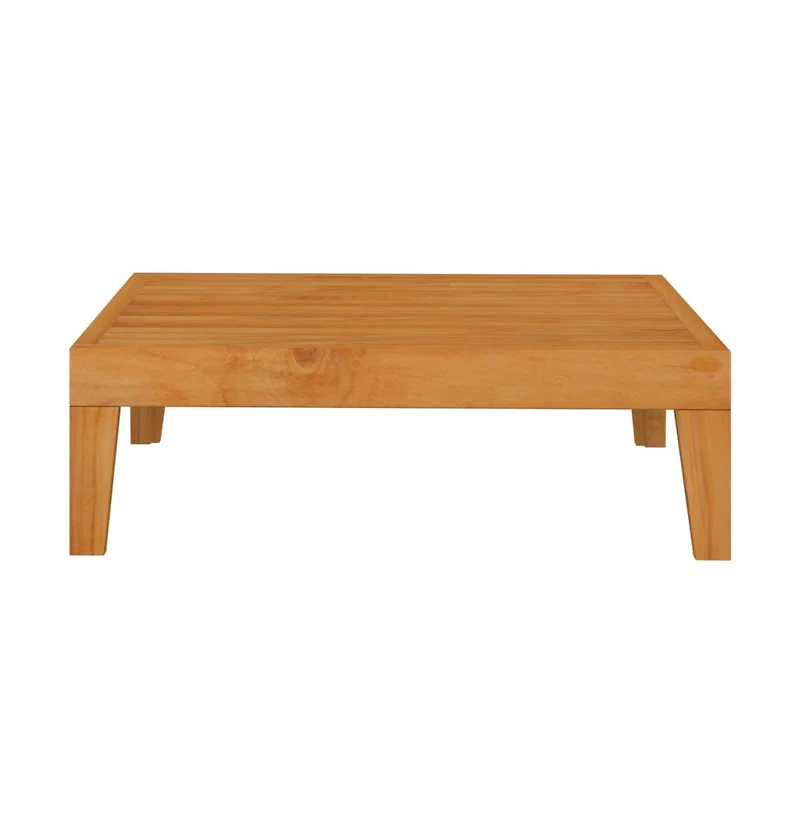 Patio Table 27"x27"x9.4" Solid Acacia Wood
