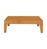 Patio Table 27"x27"x9.4" Solid Acacia Wood