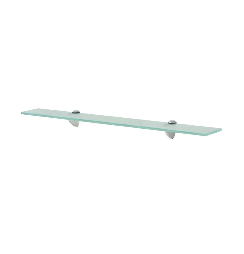 vidaXL Floating Shelf Glass 27.6"x7.9" 0.3"