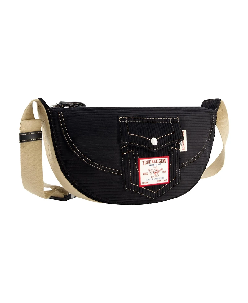True Religion Corduroy soft hobo