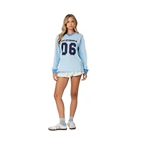 Edikted Womens 06 Oversized Long Sleeve T Shirt
