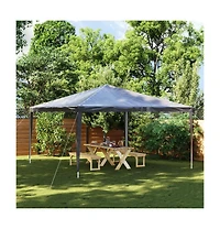 Professional Party Tent 13.1'x13.1' Anthracite 0.3 oz/ft²