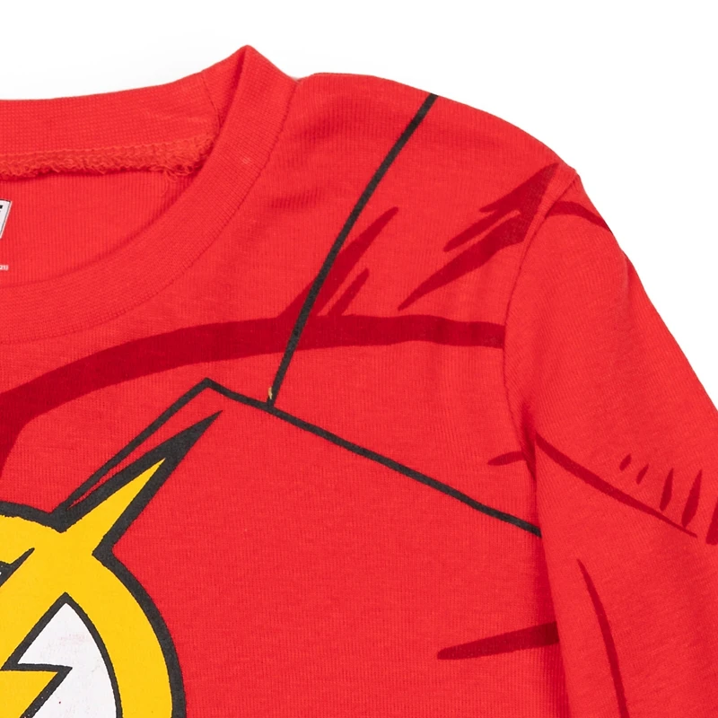 Justice League Boys Dc Comics Pullover Pajama Shirt and Pants Sleep Set